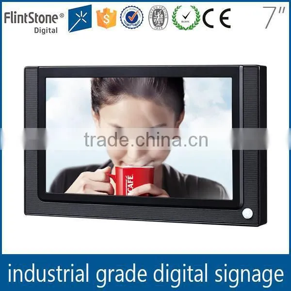 Flintstone 7" advertising screen motion activated video player display