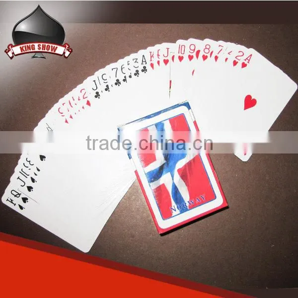 High end custom paper playing cards for wholesale