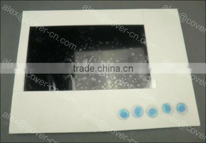 Promotional 5'' inch video module for greeting cards, video greeting card module, video module for cards
