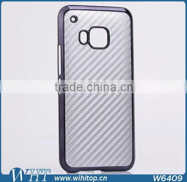Carbon Fibre Skin & Chronr PC Cover Case for HTC ONE M9
