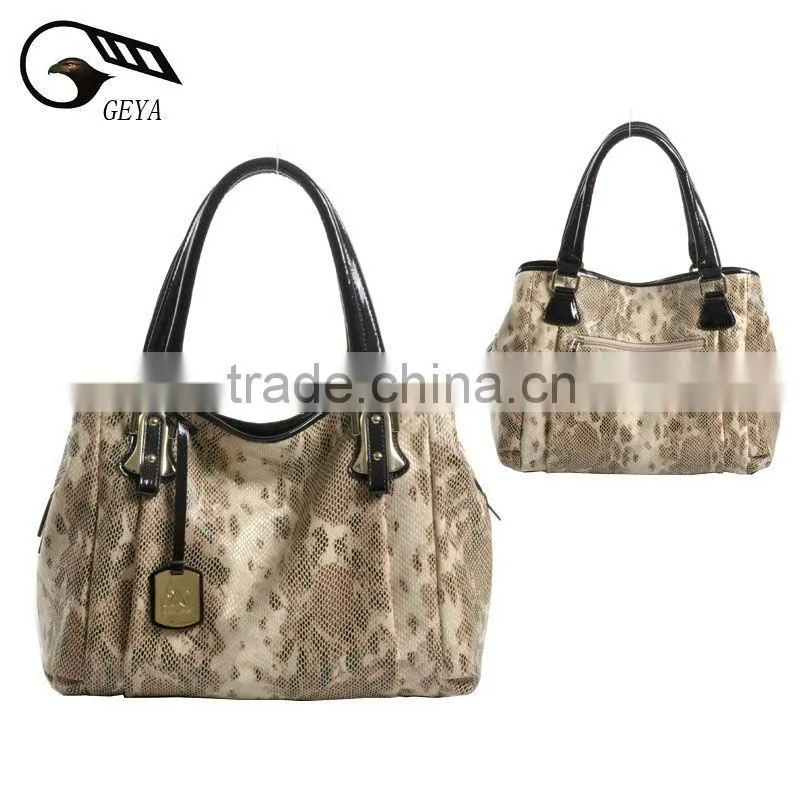 Summer Hot 2012! New Fashion Snake-Skin PU Handbag!