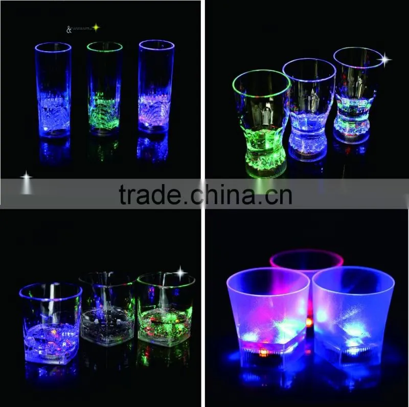 custom led flashing cup led reflector cup flashing led plastic cup