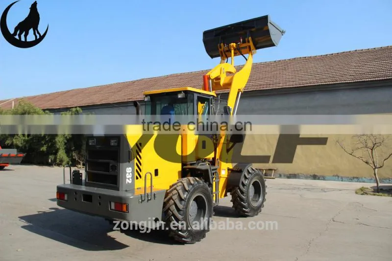 Wolf loader 3 ton wheel loader ZL932, WL300 with Deutz engine TD226B 92kw