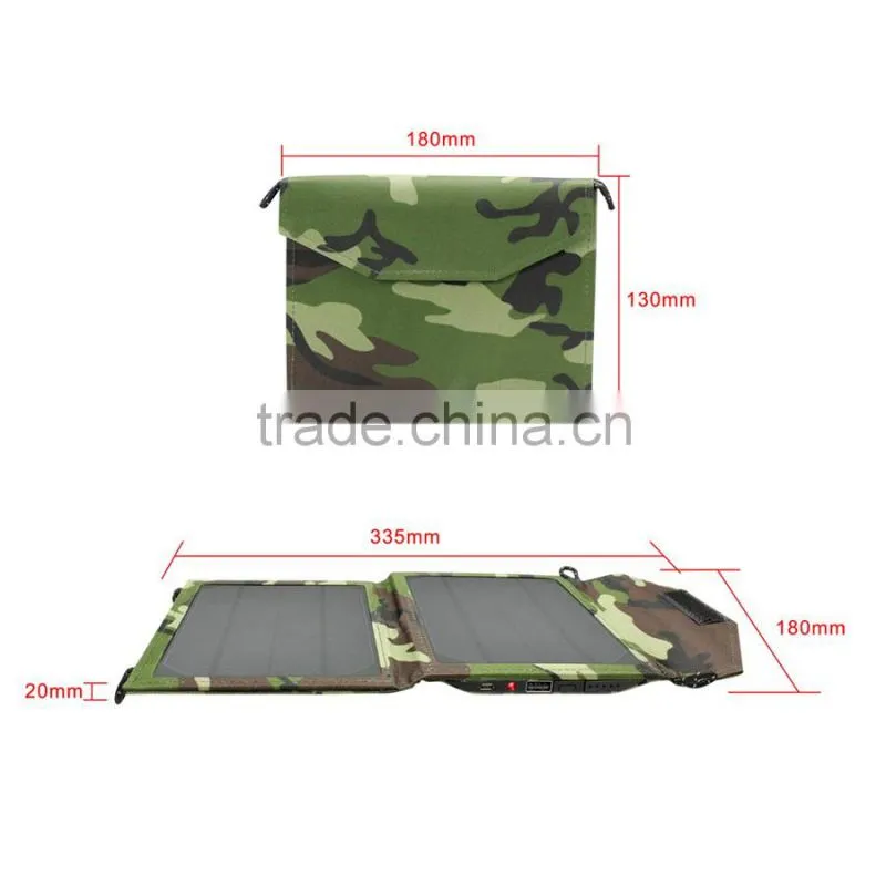 Best selling 5W 6V Foldable Mono Portable Solar Panel Charger