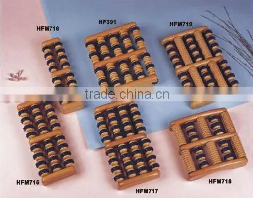 foot bath wooden massager