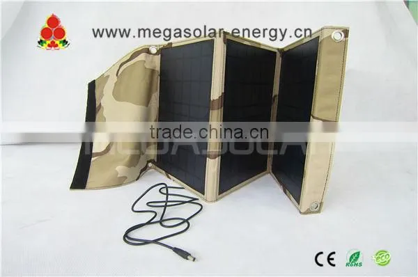 Portable solar panel charger for mobile phone