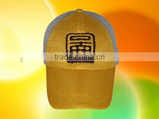 100% polyester Sandwich mesh cap for summer