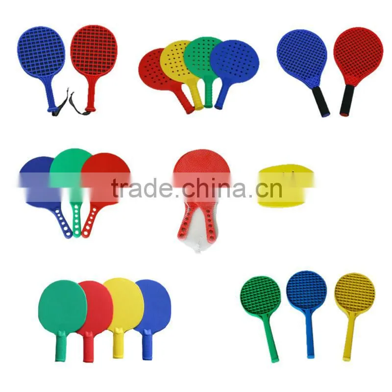 Shot Rackets With Sponge in Hand
