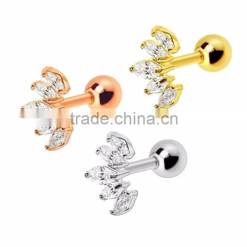 Stones Ear Cartilage Helix Tragus Earring