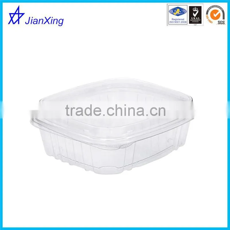 High quality Clear disposable packaging PET plastic food fruit tray