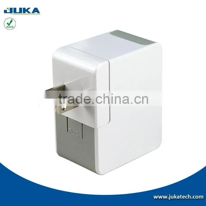 Popular multiple wall charger mobile phone charger with interchangeable plugs US, UK, EU and AU