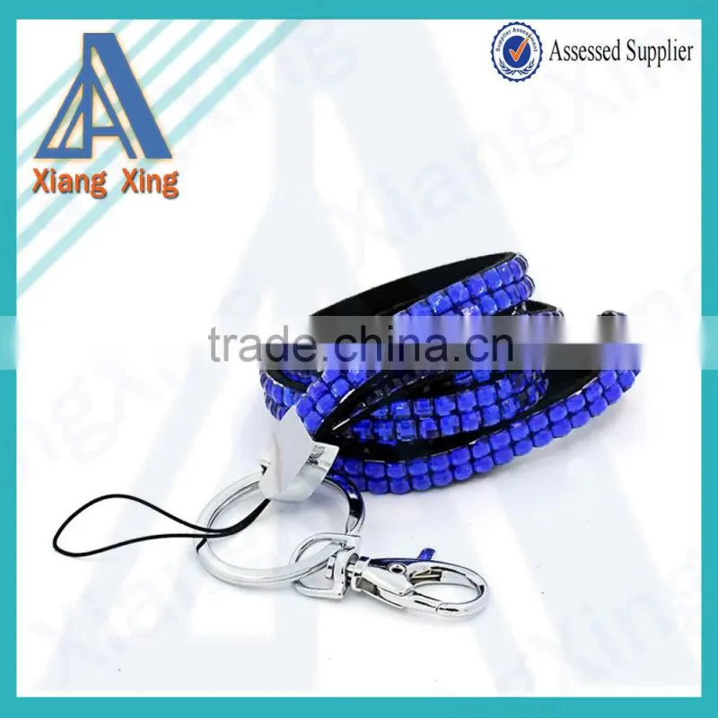 New fashion bling rhinestone lanyards for keys