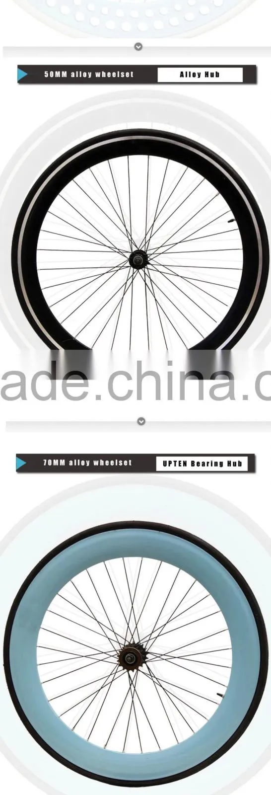 WORTHY fixie bike wheelset, fixie wheels, bike wheels with OEM service