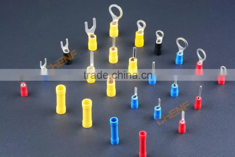 China Manufacture Red Copper Insulated Ring Terminals RV1.25-3.2