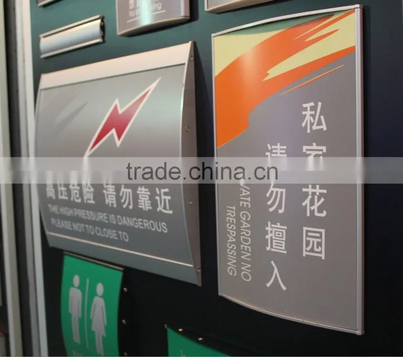 Manufacturer sign aluminum profile in China