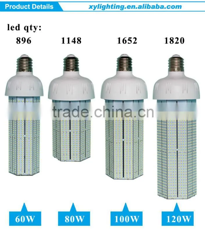 E39 base 60w 80w 100w 120W Led UL Corn bulb