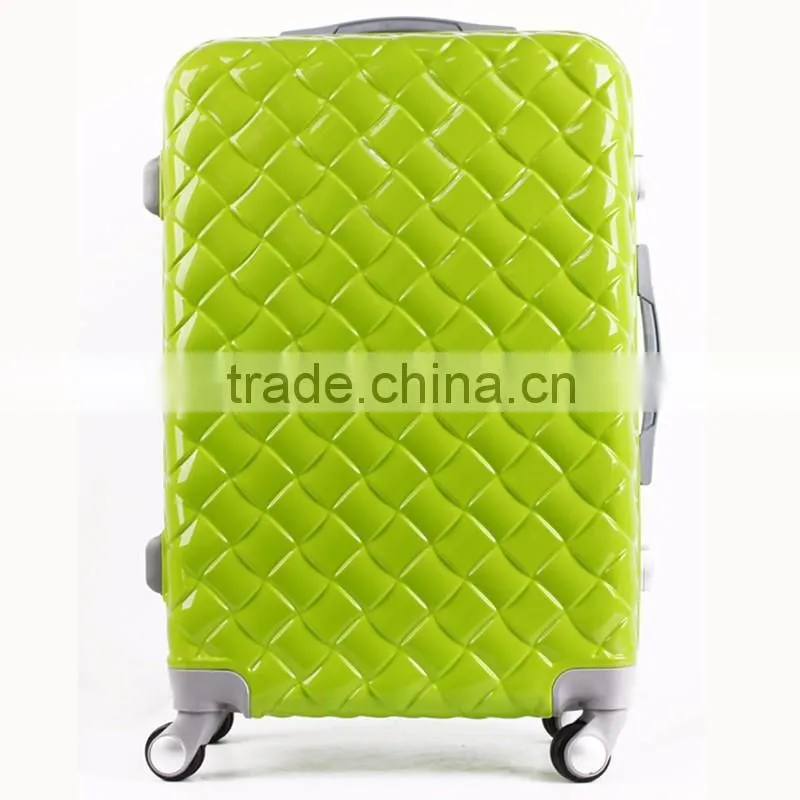 Green Arabesquitic Eminent Luggage Polycarbonate Trolley Luggage