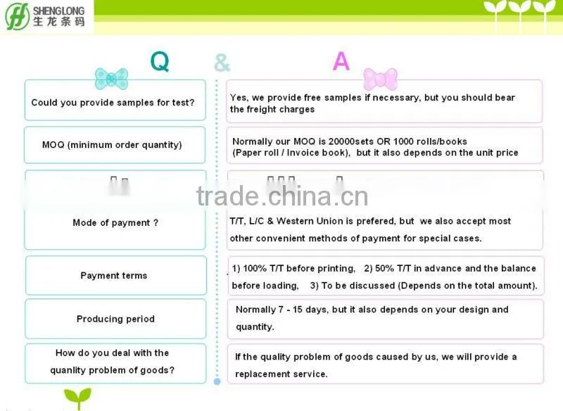 barcode label for logistic-SL054