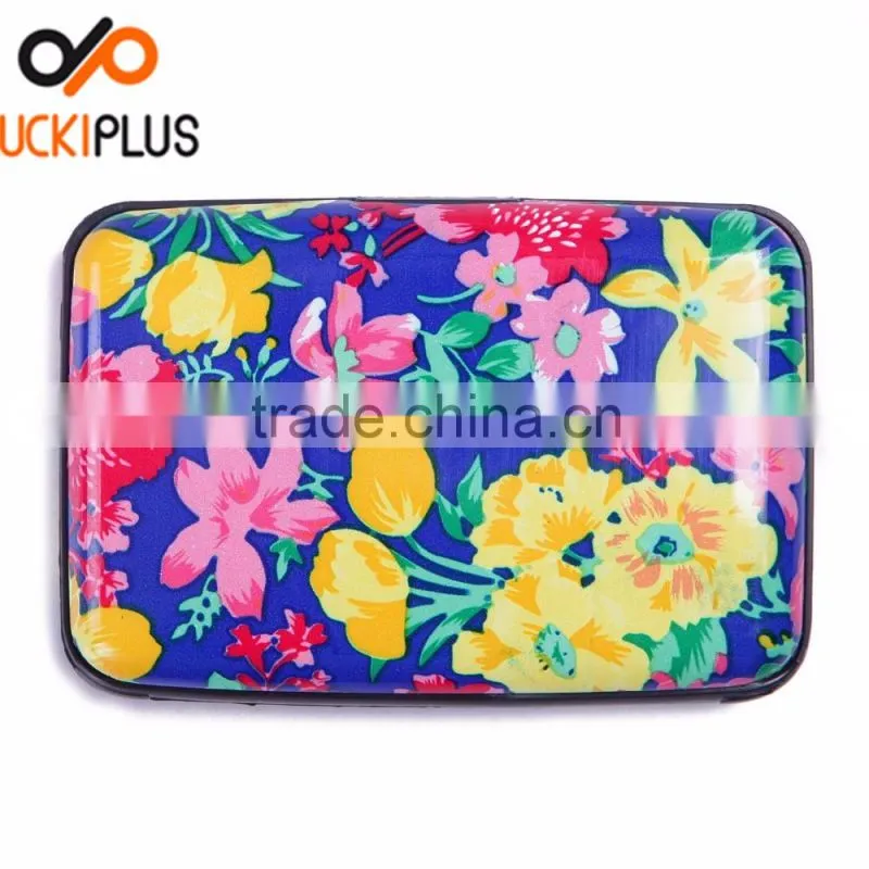 Luckiplus Inventory Hot Pink Pattern Aluminum Wallets Identity Theft Blocker