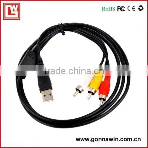 USB TO 3 RCA CABLE