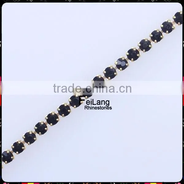 Square crystal cup chains for handbags