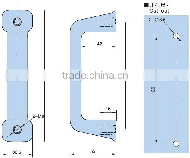 U Shape Handle PL026