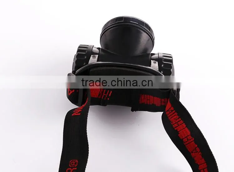 Adjustable and elastic Nylon headband portable weatherproof creee led headlamp