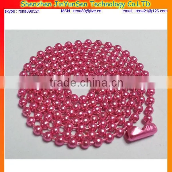 Colored Metal Ball Chain Necklace Manufacturer Wholesale