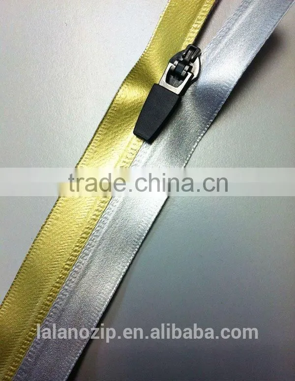NO.7 TPU nylon waterproof zippers manufacturer with certificate in assorted colors