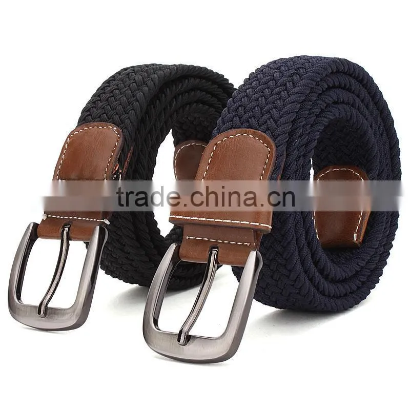 2014Fashion Braided Belt rayon yarn knitted belt