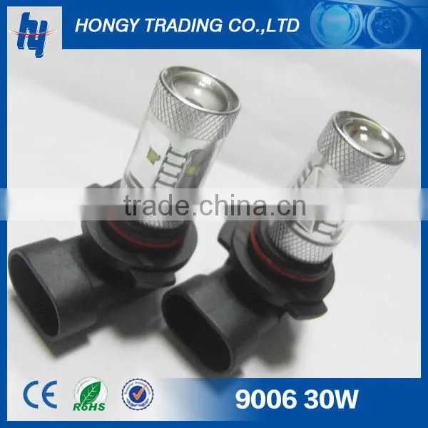 high power led fog light lamps 9006 30w