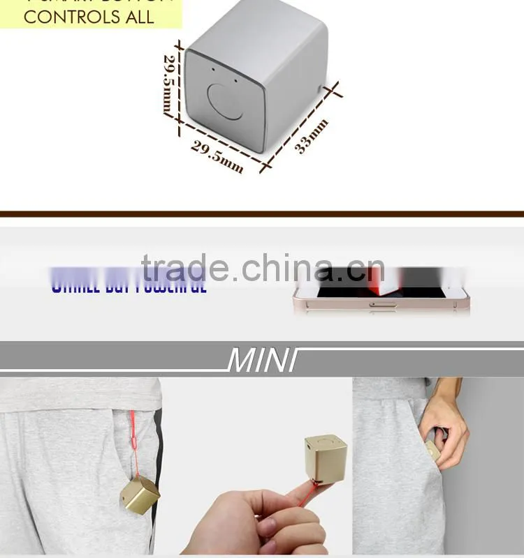 New portable high quality wireless speaker, amazing mini bluetooth speaker with logo