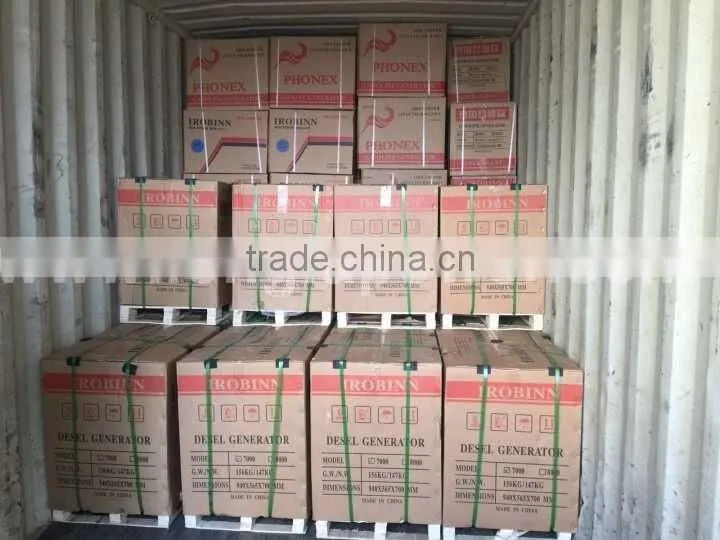 7kVA 7kv Soundproof Silent Canopy Type Diesel Engine Generator Set