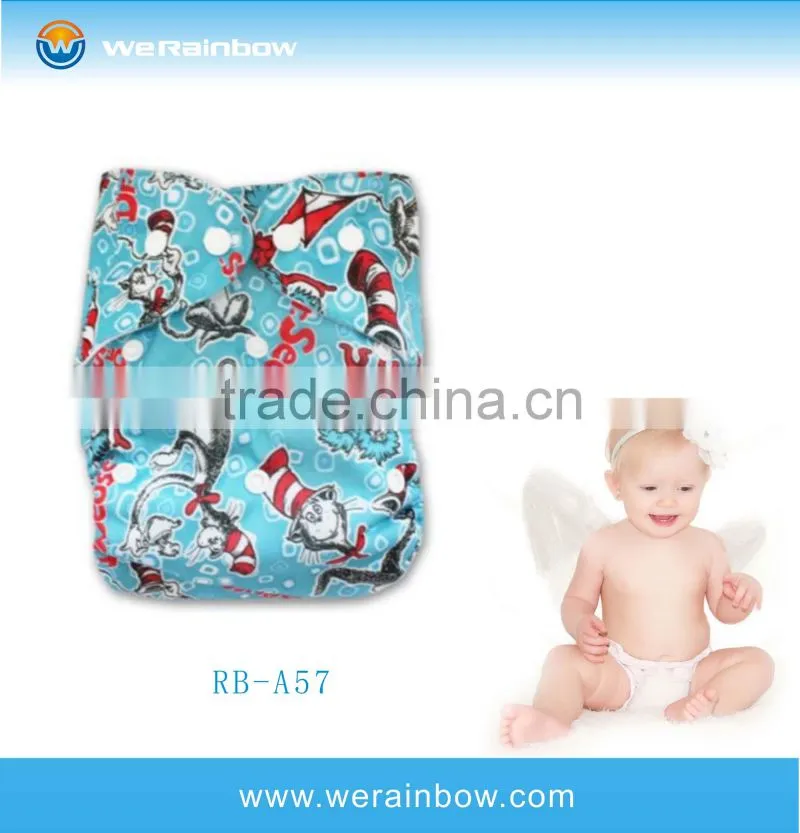 China Cut Hot Diaper Girls Washable Baby Cloth Diapers