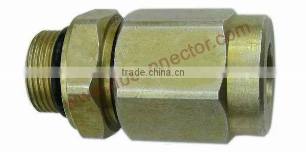 Coaxial Cable Aluminium Feed Thru Connector