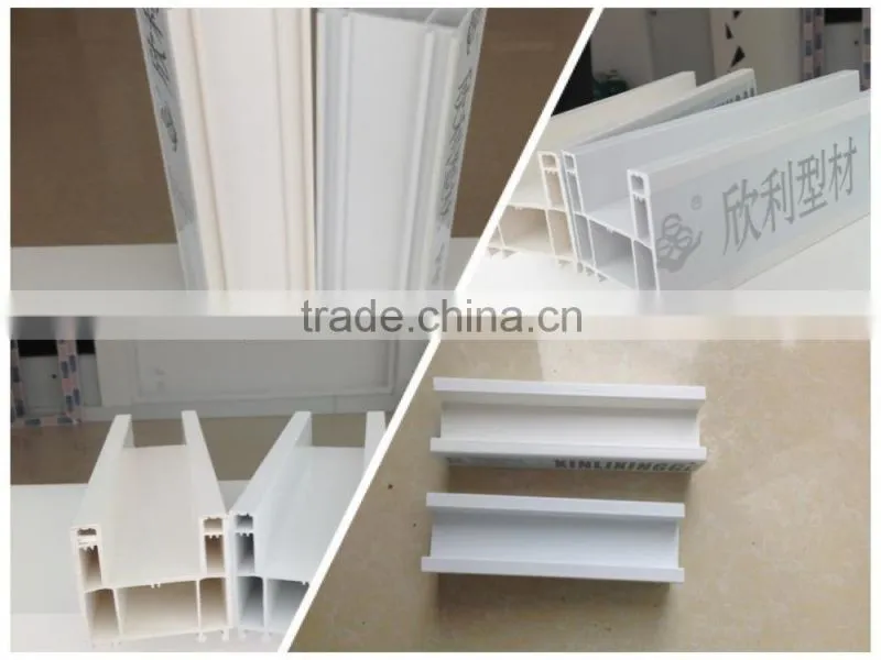 Good quality tilt and turn windows upvc profile with hardware