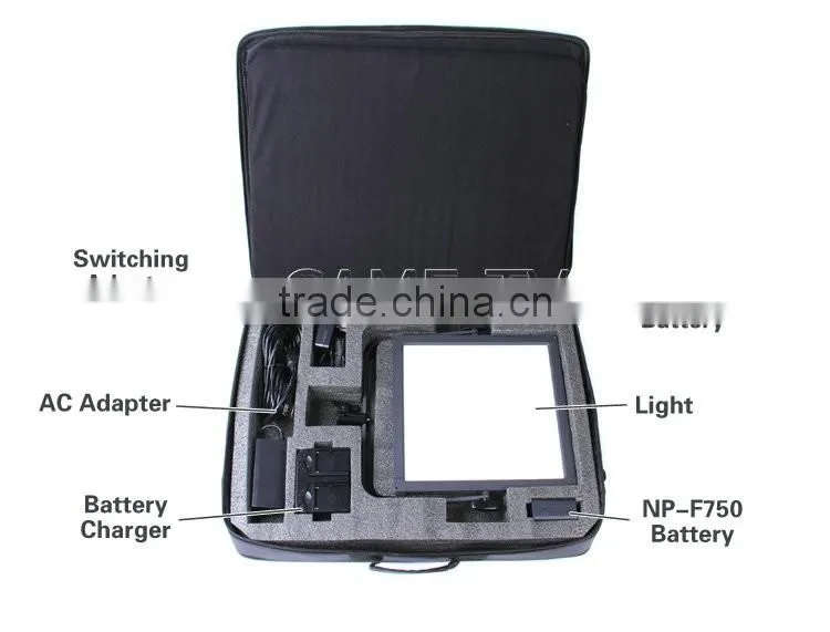 CAME-TV C518D Daylight LED Edge Light (3 Piece Set) Video Panel lights