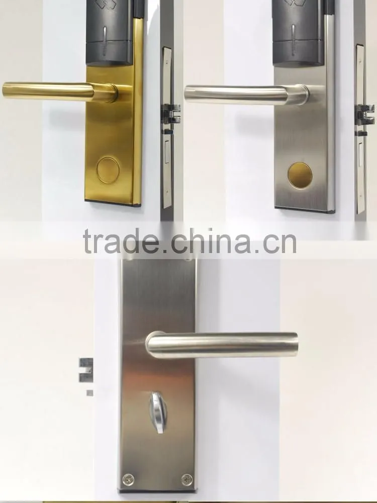 factory wholesale rfid security electric handle safe digital hotel keyless smart card door lock
