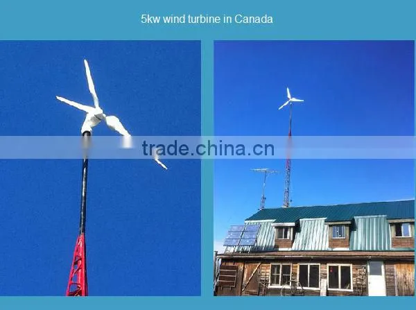 Green power 48 volt Renewable clean energy system 5000 w windmill generator for farm use for selling