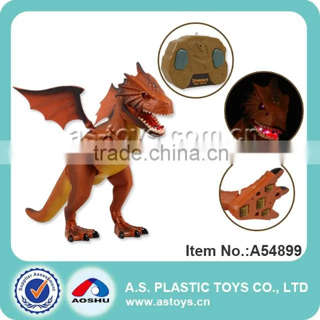 50CM Large flashing walking spinosaurus rc plastic dinosaur toy