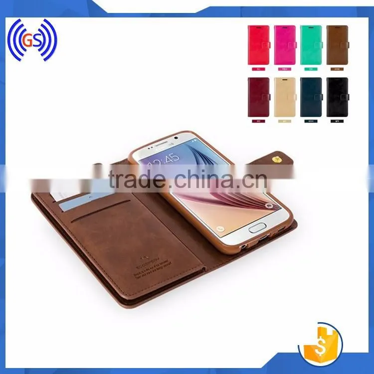 Distribute Mercury goospery business style flip leather phone case for samsung galaxy j3