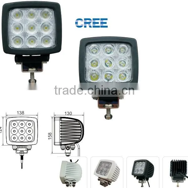 high lumin waterproof ip68 cree 90w led truck light