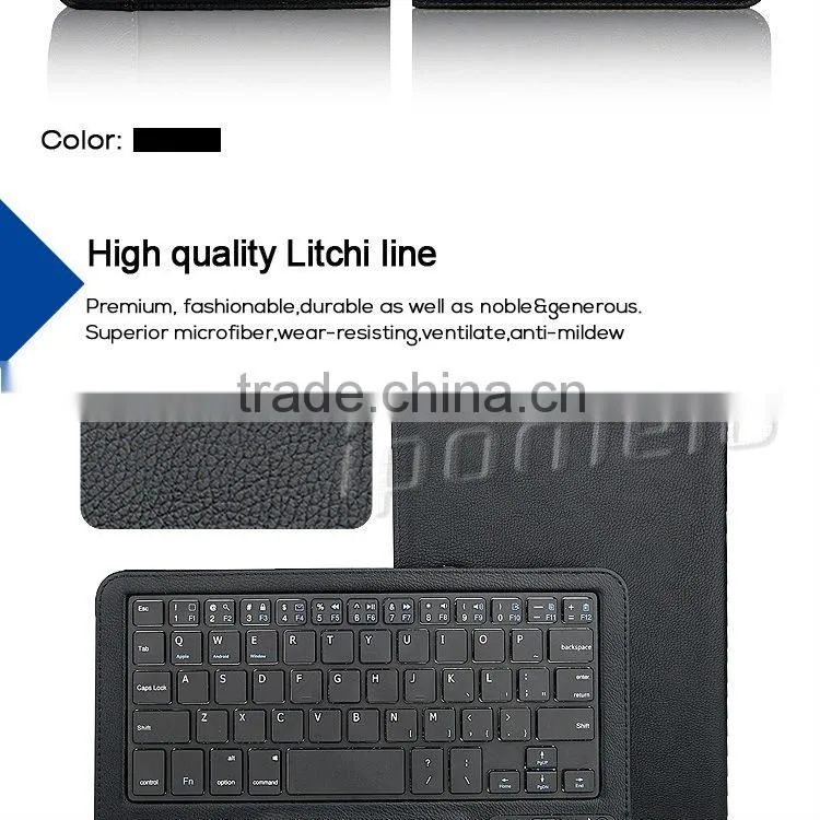 tablet accessory universal case flip tablet leather case with keyboard