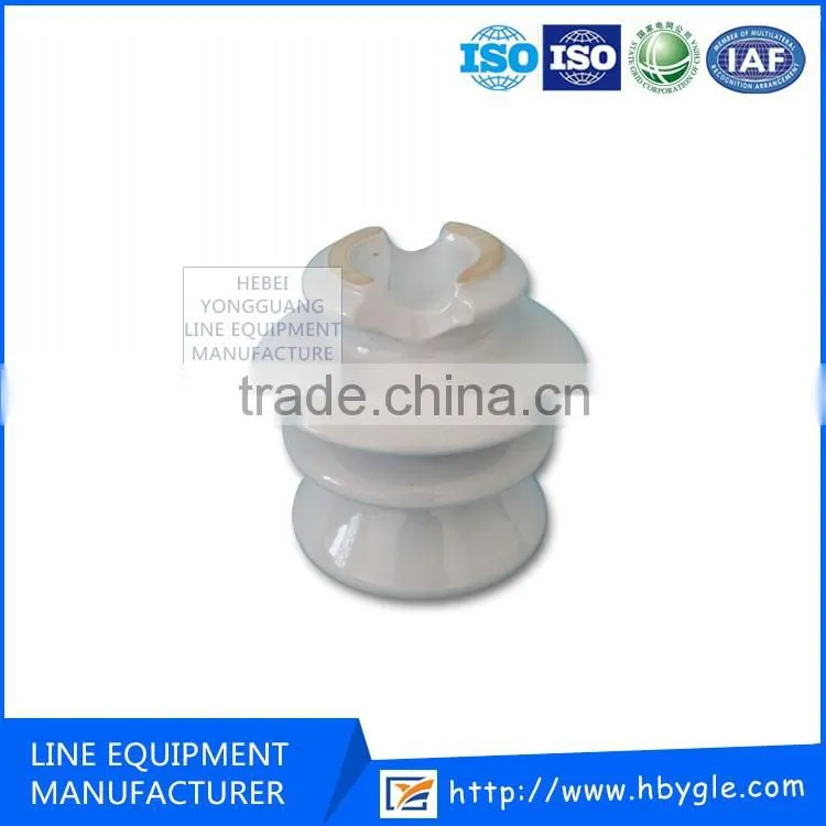 ANSI 56 Serials Strain Porcelain Insulators For Lines/high voltage old electrical cross arm type ceramic 11kv pin insulator