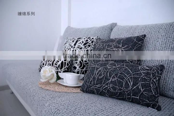 Modern design decoration sofa cushion covers wholesaler, cotton cushion