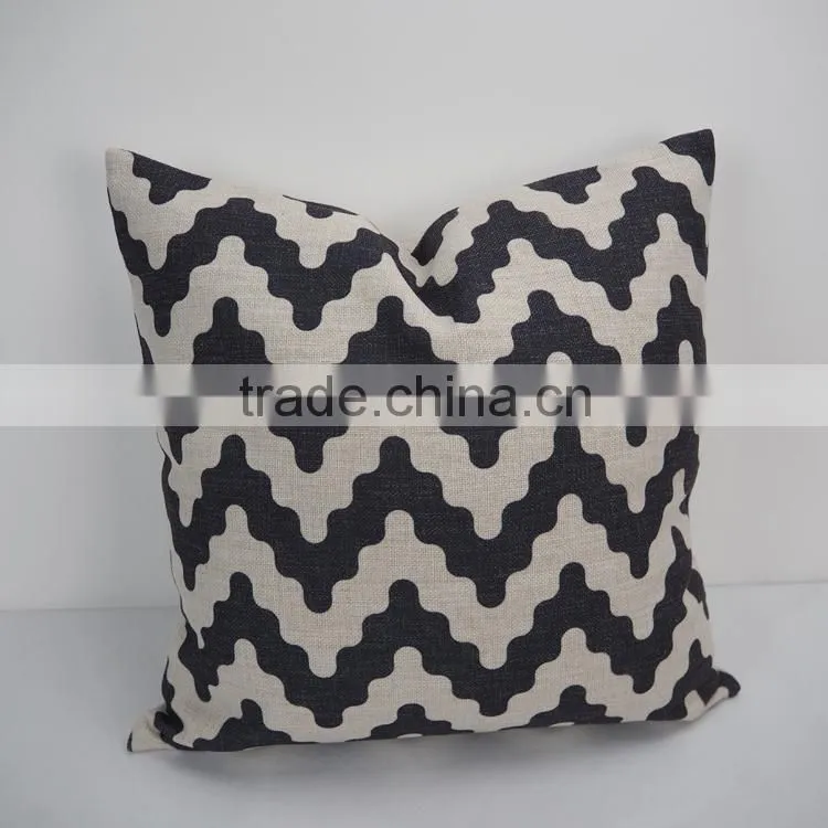 Linen/Cotton square decorative sofa bed car back pillow case geometry printed pillows cushion/cover