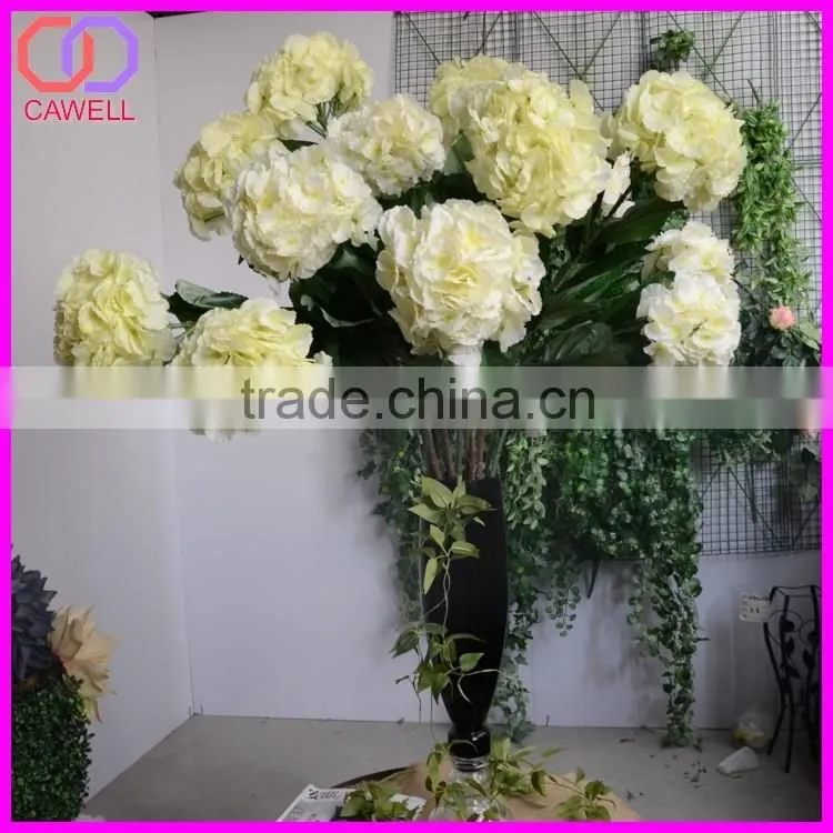 artificial hydrangea wedding stage decoration