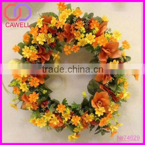 flower head garland wedding