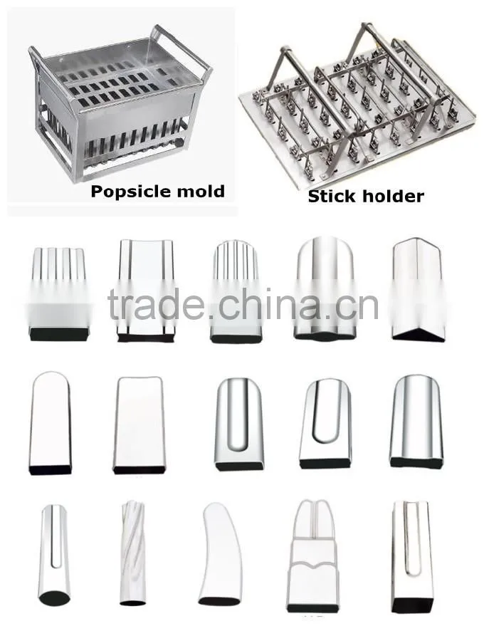 Stainless steel 18000pcs/day industrial popsicle making machine(BPZ-06)