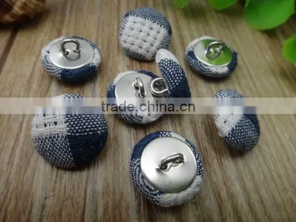 fashion garment accessory shank covered button for coats